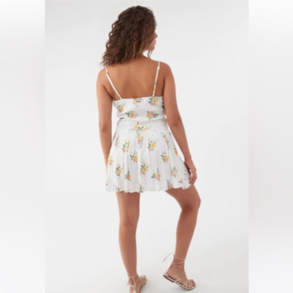 🔆O’Neill🔆 SLADE MINI DRESS CUTE Embroidered 70’s vacation girly - Picture 12 of 15